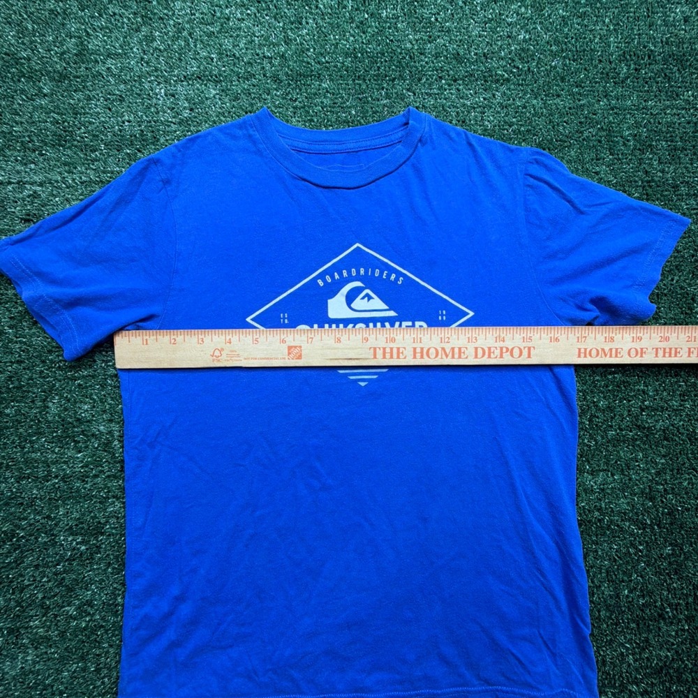 Quiksilver Mens Boardriders Graphic T-Shirt Blue Short Sleeve Cotton Tee Large - Picture 5 of 7